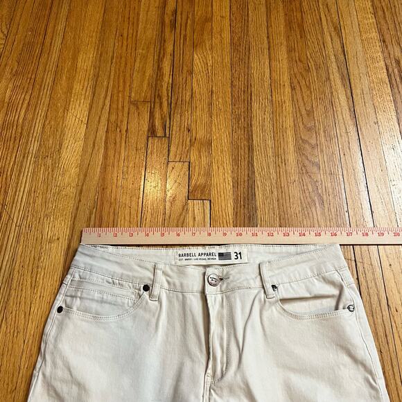 Barbell Pants Womens 31 Khaki Slim Weightlifting Lifting Tan - Picture 7 of 10